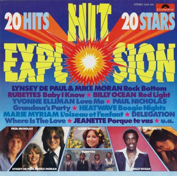 lp: HIT EXPLOSION - 20 HITS 20 STARS -als nieuw - bied va 5€, Cd's en Dvd's, Vinyl | Verzamelalbums, Zo goed als nieuw, Pop, 12 inch