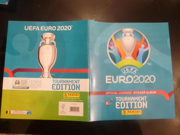 Leeg Panini boek Euro 2020 mét stickervel, Verzamelen, Stickers, Zo goed als nieuw, Sport, Ophalen