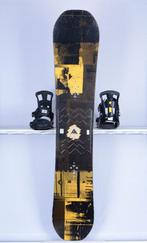 Snowboard 165 BURTON RADIUS WIDE, noir/jaune foncé, Envoi, Utilisé, Fixations
