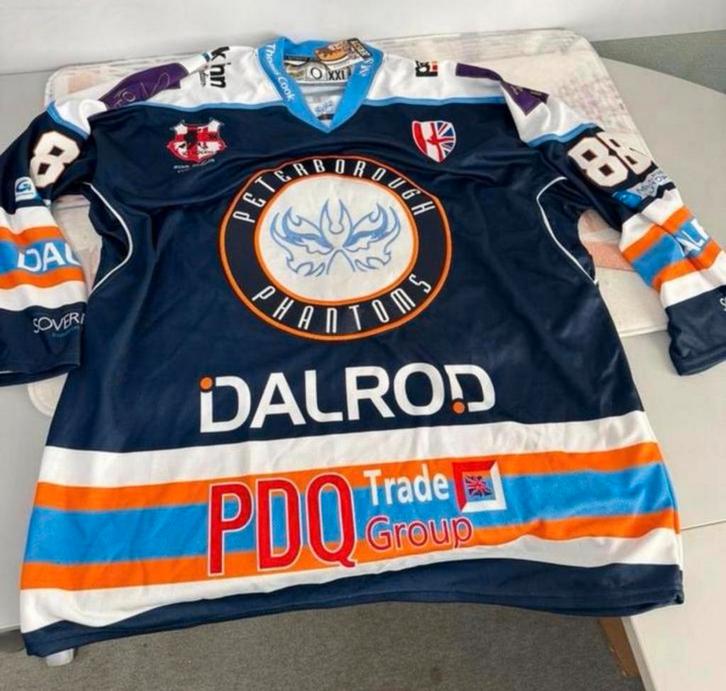 Maillot de hockey sur glace PETERBOROUGH PHANTOMS scott 88, Sports & Fitness, Hockey sur glace, Neuf, Vêtements, Enlèvement ou Envoi