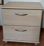 Nachtkastje met opbergvakken, Enlèvement, Utilisé, Bois, 45 à 65 cm