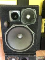 2x enceintes sono/chant 3 voies SOLTON 15/3, Zo goed als nieuw, 120 watt of meer, Front, Rear of Stereo speakers, Ophalen