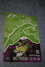 Auto poster F1 Grand Prix Spa Francorchamps 1998, Ophalen of Verzenden, Gebruikt, Auto's
