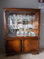 Antieke kast met glazen schuifdeuren, Antiek en Kunst, Ophalen