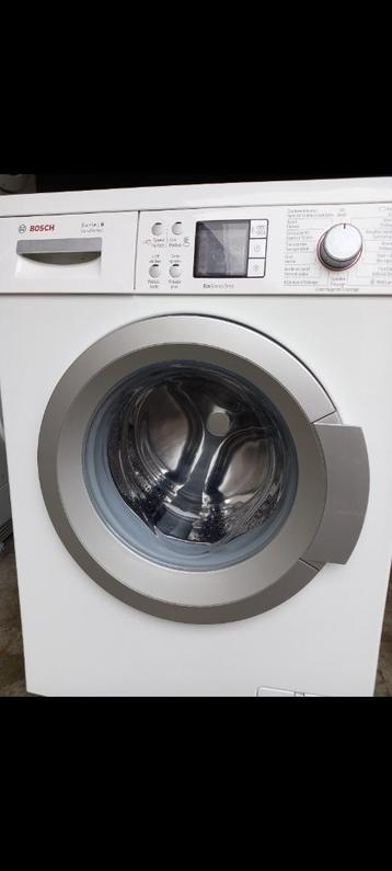 Machine à laver BOSCH 8kg A +++. Série 6, Enlèvement, Comme neuf, Chargeur frontal