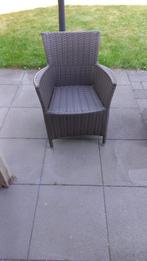 12 gevlochten Tuinstoelen, Tuin en Terras, Tuinstoelen, Ophalen, Zo goed als nieuw