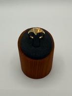 14k gouden ring modern, Handtassen en Accessoires, Ringen, Ophalen of Verzenden, Zo goed als nieuw, 17 tot 18, Dame
