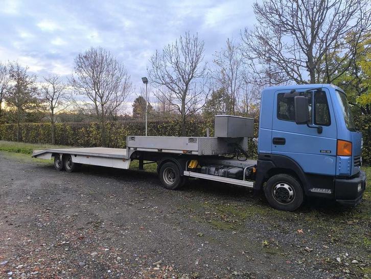 2010 Nissan Atleon met oplegger Drowa OPL7900, Auto's, Vrachtwagens, Bedrijf, Overige merken, Overige brandstoffen, Euro 4