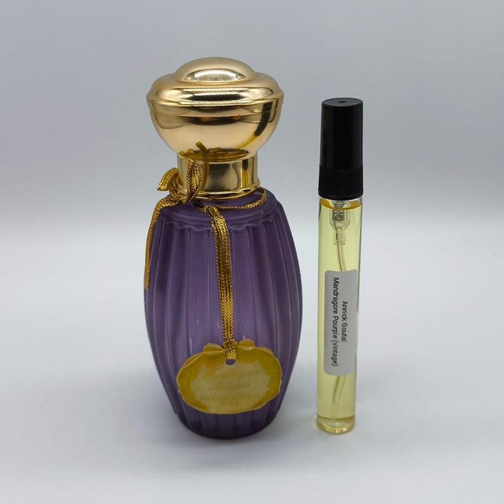 Annick Goutal Mandragore Pourpre EDT vintage, travel size, Handtassen en Accessoires, Uiterlijk | Parfum, Zo goed als nieuw, Verzenden