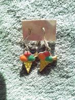 Boucles d'oreilles cornet de glace, Neuf, Enlèvement ou Envoi, Autres couleurs, Autres matériaux