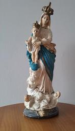 Beeld Maria met kind en Engel, Antiek en Kunst, Antiek | Religieuze voorwerpen, Ophalen of Verzenden
