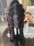 Angora Konijnenbont sjaal, Antiek en Kunst, Antiek | Kleding en Textiel, Ophalen, Dames