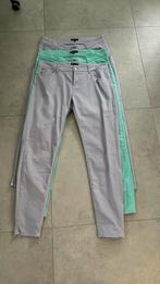 2 lila en 1 lichtgroene broek Didi maat 42, Kleding | Dames, Ophalen of Verzenden, Zo goed als nieuw, Maat 42/44 (L)