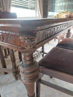 Tafel met hout snijwerk, Antiek en Kunst, Ophalen