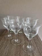 6 wijnglazen, Antiek en Kunst, Ophalen of Verzenden