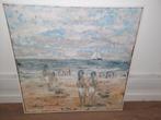 Een dagje aan het strand, Zandvoort, Antiek en Kunst, Kunst | Schilderijen | Modern, Ophalen