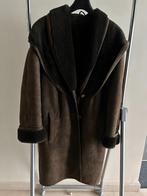 Daim ( Nubuck ) Mantel, Kleding | Dames, Ophalen of Verzenden, Gedragen, Maat 42/44 (L), Bruin