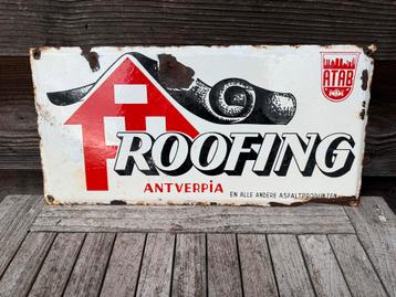 Emaille bord Atab 1960 Antwerpen  beschikbaar voor biedingen