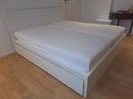 Lit 180x200 MALM Ikea 2x matelas à ressorts ensachés 90x200, Enlèvement, Utilisé, 180 cm, Deux personnes