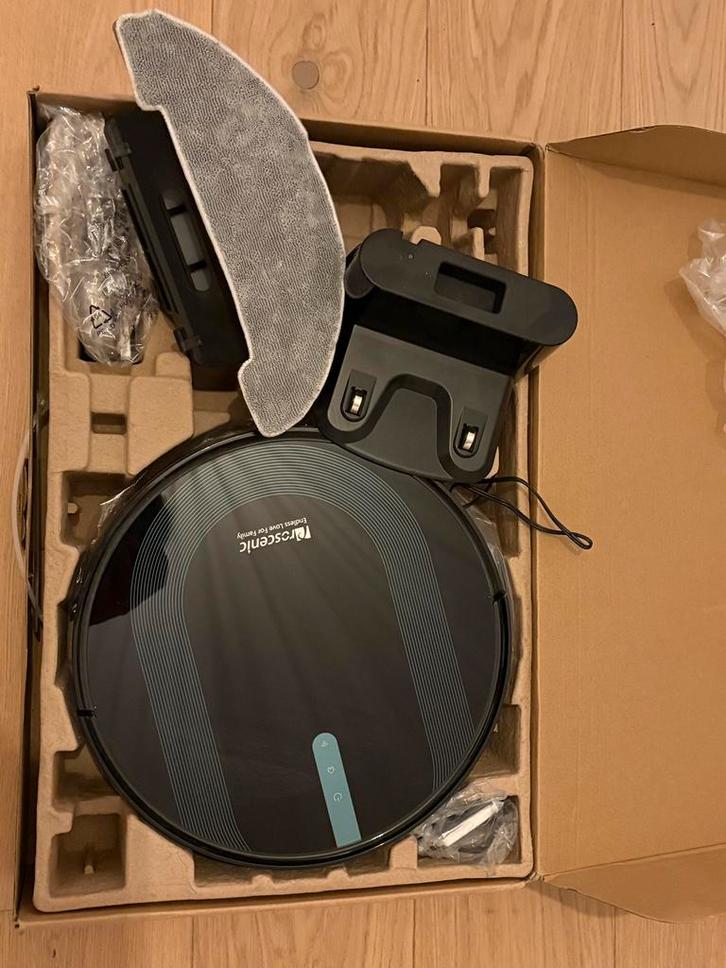 robotstofzuiger met dweilfunctie, Electroménager, Aspirateurs, Comme neuf, Aspirateur robot, Enlèvement