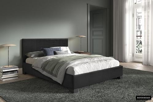 XL Bedden NIEUW zwart Lederlook lattenbodem +Gratis Levering, Kinderen en Baby's, Kinderkamer | Overige Meubels, Nieuw, Ophalen of Verzenden
