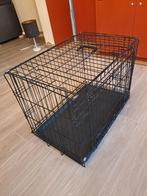 2 Benchen voor hond in het zwart, Dieren en Toebehoren, Ophalen, Gebruikt, Minder dan 65 cm, Hondenhok