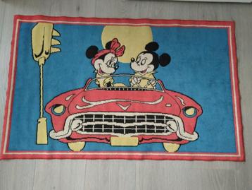 Kinder tapijtje Mickey en Minnie muis