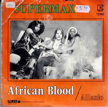 Vinyl, 7"   -   Supermax – African Blood beschikbaar voor biedingen