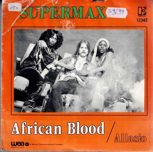 Vinyl, 7"   -   Supermax – African Blood, Cd's en Dvd's, Vinyl | Overige Vinyl, Overige formaten, Ophalen of Verzenden