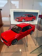 AUTOart millenium BMW M3 Sport Evolution 1990 1:18 nikkel, Ophalen of Verzenden, Zo goed als nieuw, Auto, Autoart