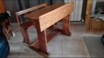 Ancien banc d'école bois, Antiquités & Art, Enlèvement