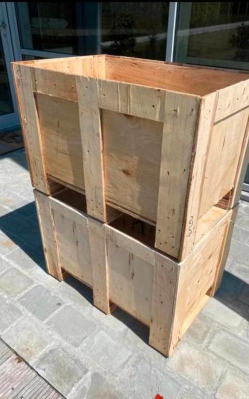 10 kisten 75x50x50 cm multiplex kratten boxen opbergkist, Doe-het-zelf en Bouw, Kratten en Dozen, Zo goed als nieuw, Ophalen