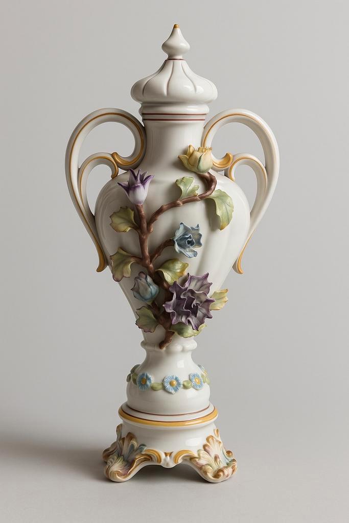 Antiek Italiaanse Bloemen Vaas, Antiek en Kunst, Antiek | Vazen, Ophalen