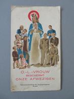 religieus prentje LKD aalmoezenier krijgsgevangenen Bxl, Verzamelen, Militaria | Algemeen, Verzenden, Overige soorten, Overige typen