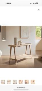 Massief eiken rekje Tikamoon - nieuw in doos, Huis en Inrichting, Ophalen, 100 tot 150 cm, Eikenhout, Nieuw