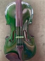 Viool groen 4/4, Muziek en Instrumenten, Strijkinstrumenten | Violen en Altviolen, Ophalen, Gebruikt, 4/4-viool, Viool