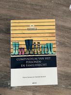 Schoolboeken- compendium van het personen en familierecht, Boeken, Studieboeken en Cursussen, Ophalen of Verzenden, Zo goed als nieuw
