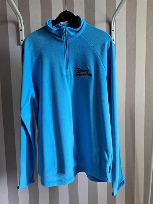 Fleece trui met ritsje blauw maat XL, Kleding | Dames, Truien en Vesten, Zo goed als nieuw, Maat 42/44 (L), Blauw, Ophalen of Verzenden