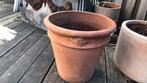 Grand pot en terre cuite avec motif floral sur le côté, Jardin & Terrasse, Enlèvement, Utilisé