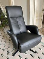 Relaxzetel / fauteuil swiss-relax leder, Huis en Inrichting, Leer, Eenpersoons, Zo goed als nieuw, Ophalen