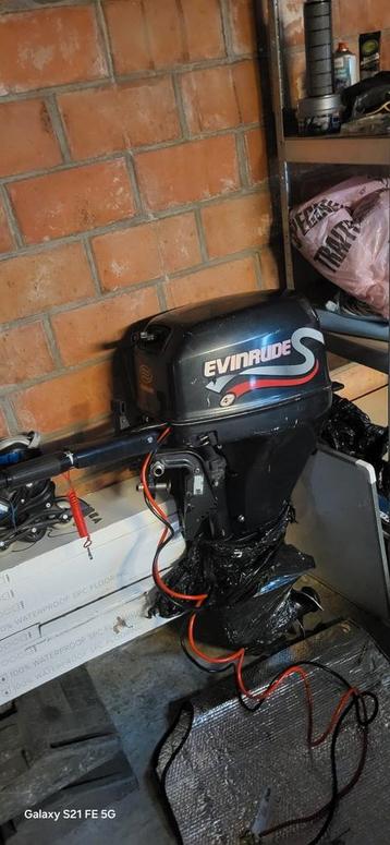 Evinrude 15 pk 4 takt, Watersport en Boten, Ophalen of Verzenden, Zo goed als nieuw