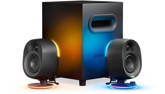 SteelSeries Arena 7 2.1 gaming pc speakerset., Computers en Software, Pc speakers, Zo goed als nieuw, Audiokanaal 2.1, Ophalen