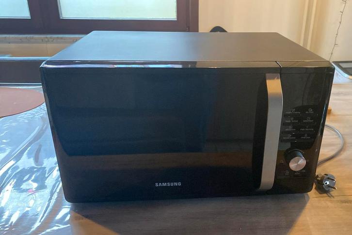 Samsnung Microgolfoven, Electroménager, Micro-ondes, Comme neuf, Autoportant, 45 à 60 cm, Air chaud, Plaque tournante, Enlèvement