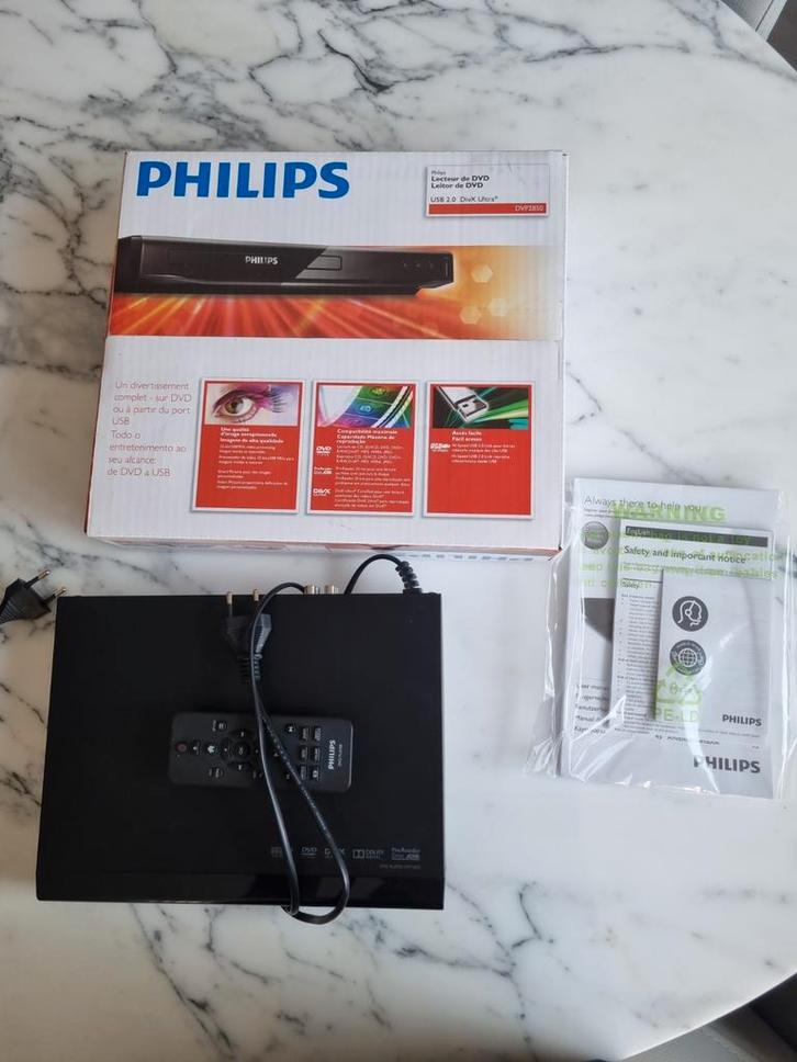 Dvd Philips DVP2850, Audio, Tv en Foto, DVD spelers, Zo goed als nieuw, Philips, Ophalen of Verzenden