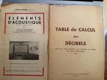 Akoestische elementen, berekeningstabel Chrétien + Decibel beschikbaar voor biedingen