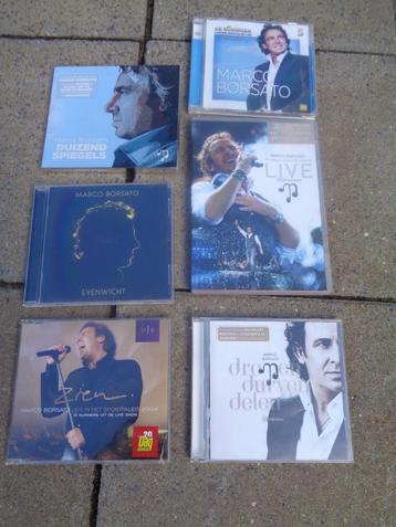 5 cd's + 1 dvd Marco Borsato beschikbaar voor biedingen