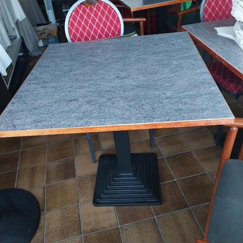 4 Tafels en 18 stoelen, Huis en Inrichting, Tafels | Eettafels, Gebruikt, Vierkant, Ophalen