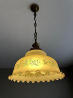 Vintage hanglamp – glazen kap, Ophalen