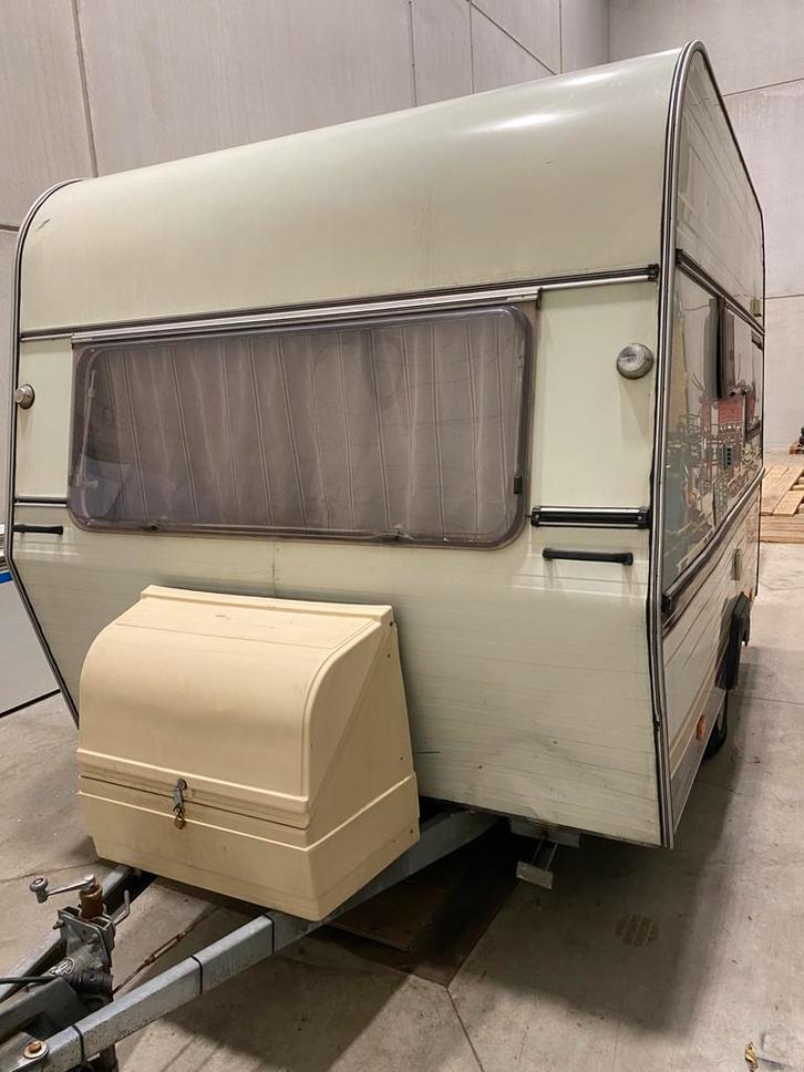 Keuringsvrije caravan voor 3 pers, Caravans en Kamperen, Caravans, Bedrijf, Koelkast, Ophalen