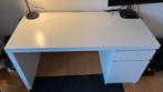 IKEA Malm Bureau - Wit, Huis en Inrichting, Bureaus, Ophalen, Zo goed als nieuw, Bureau